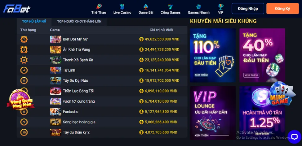 Các tính năng cá cược thể thao và casino trực tuyến trên NN8 Win